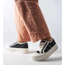 D/GMR Castanthei crne tenisice s platformom crna 2