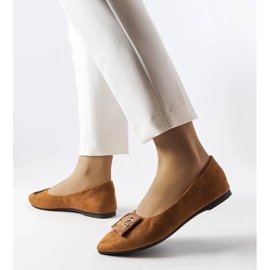 D/GMR Smeđe balerinke ukrašene kamenčićima iz Fleminga smeđa 2