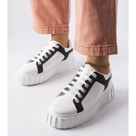 D/GMR Bijele tenisice na Gosselin platformi 1