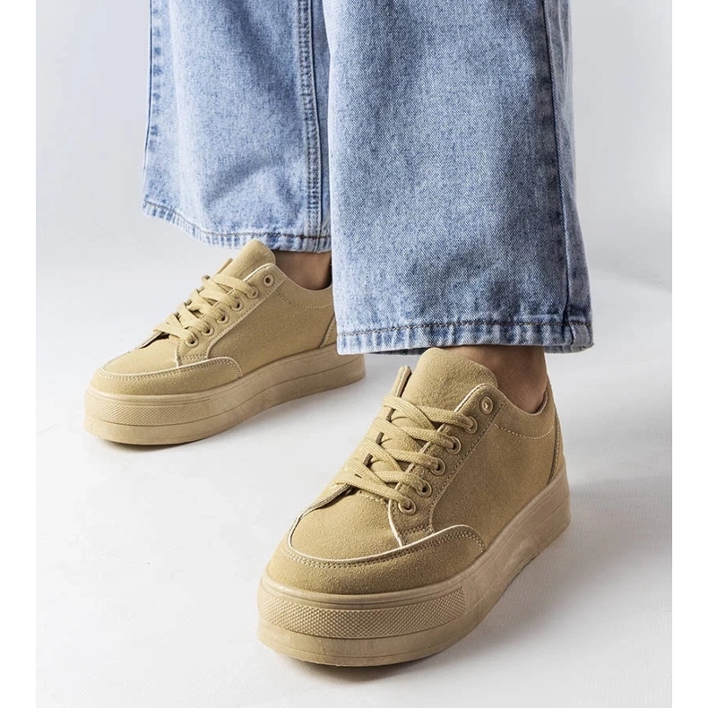 D/GMR Bež tenisice s platformom iz Amathymesa 1