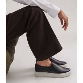 Towns Crne ažurne tenisice crna 2