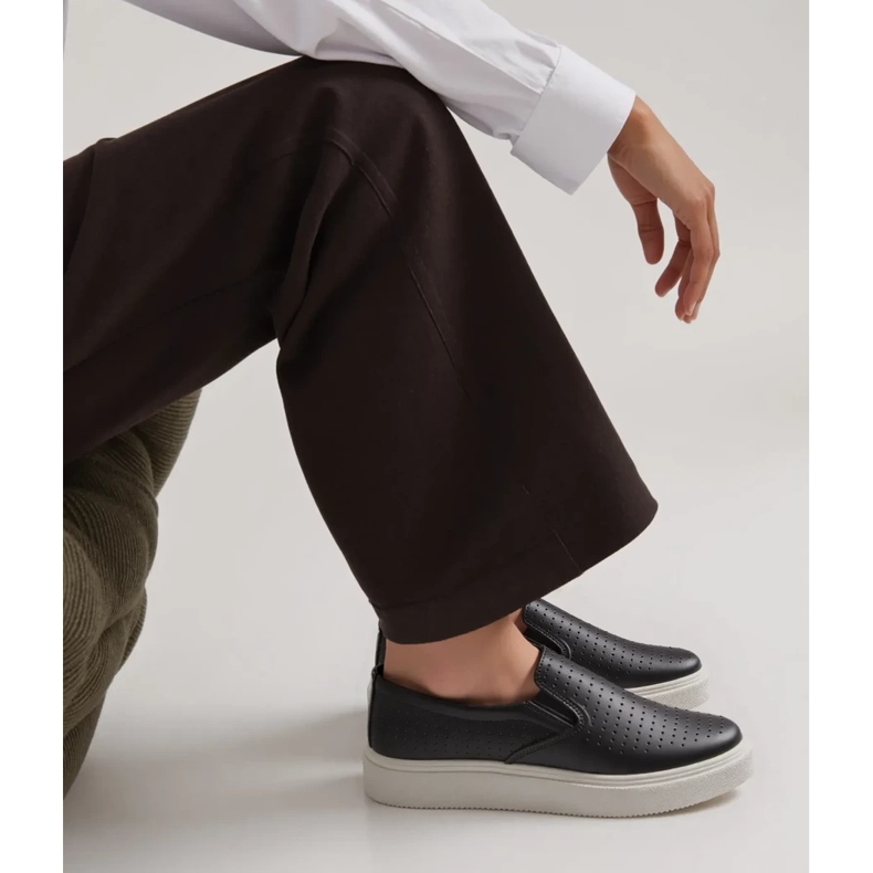 Towns Crne ažurne tenisice crna 2