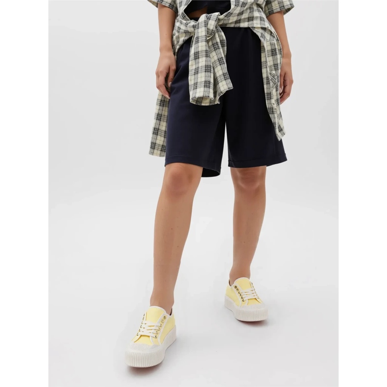 Žute ženske tenisice s platformom žuta boja 1