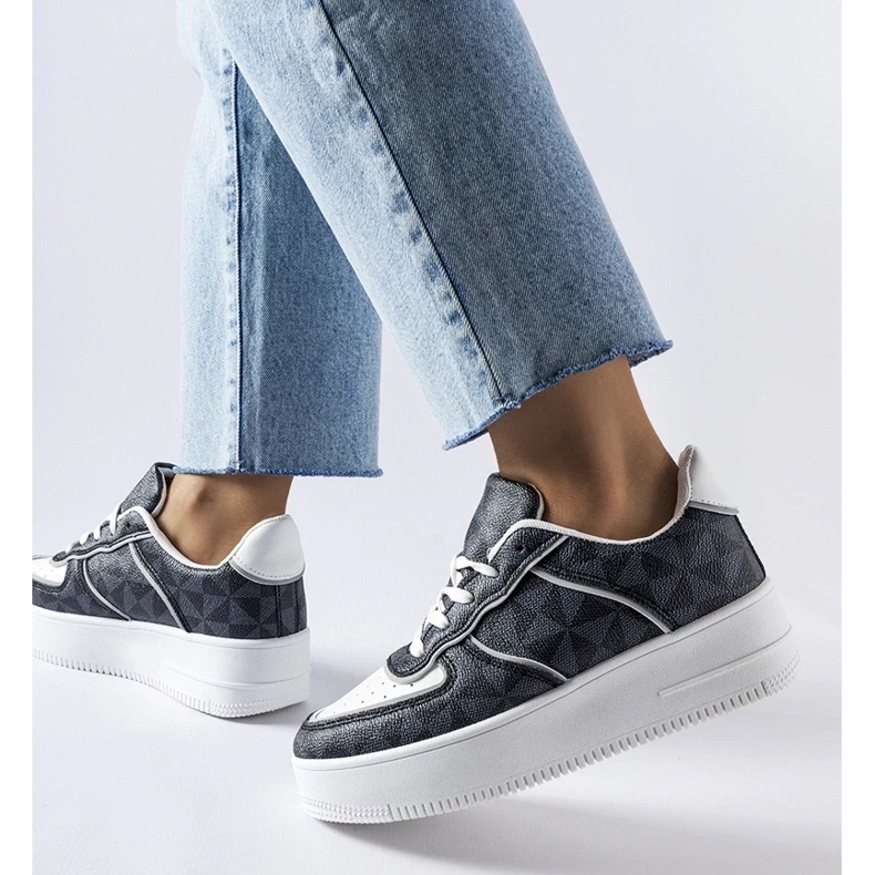 D/GMR Crne tenisice ukrašene monogramom Sands crna 1