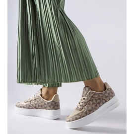 D/GMR Bež tenisice ukrašene monogramom Sands 2