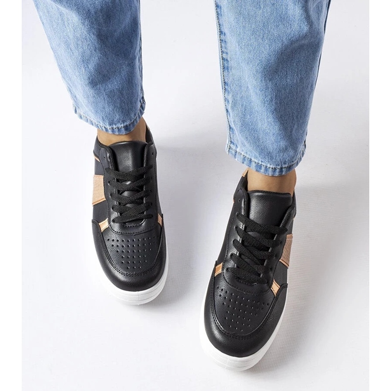 D/GMR Crno-zlatne sportske tenisice iz Parme 2