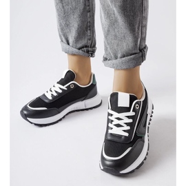 D/GMR Crne tenisice sa zelenim naglaskom Tod crno 2