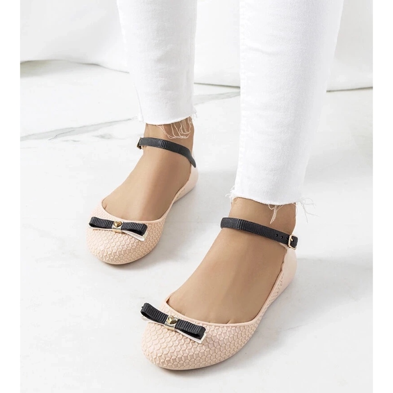 D/GMR Heather bež ženske balerinke 1