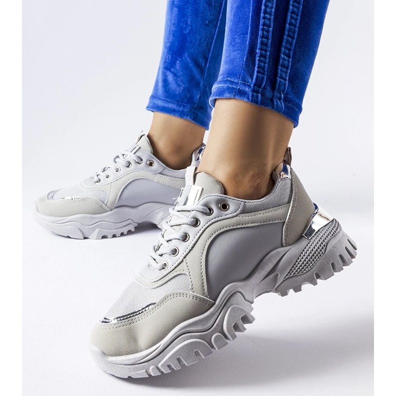 D/GMR Sive tenisice sa srebrnim Lodgeville naglaskom siva 2