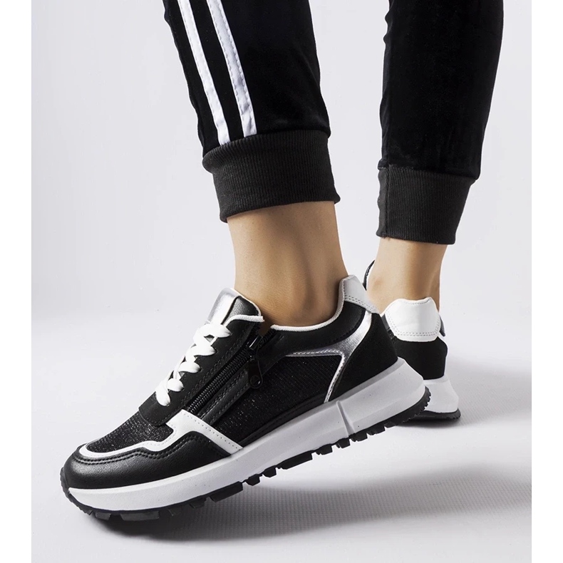 D/GMR Crne ukrasne Camuzzoni tenisice crno 2