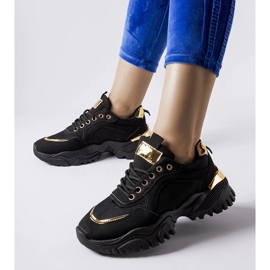 D/GMR Crne tenisice sa zlatnim Lodgeville naglaskom crno 2