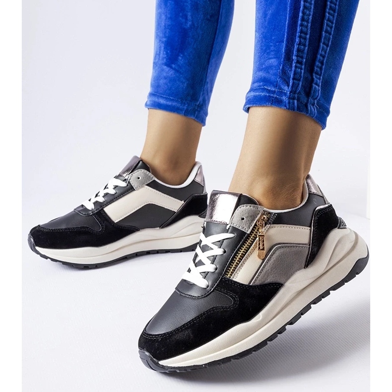 D/GMR Bijelo-crne Cecchi tenisice crno 2