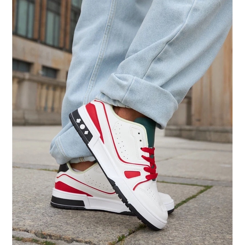 D/GMR Archiejeve bijele i crvene cipele sa zelenim jezikom bijela 2