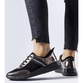 D/GMR Crno-sive kožne tenisice marke Castelfidardo 2