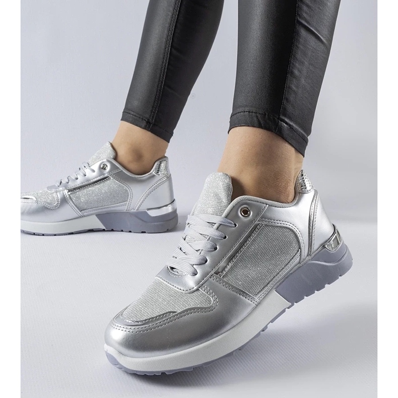 D/GMR Sive tenisice s ukrasnim koncem iz Faconda siva 1