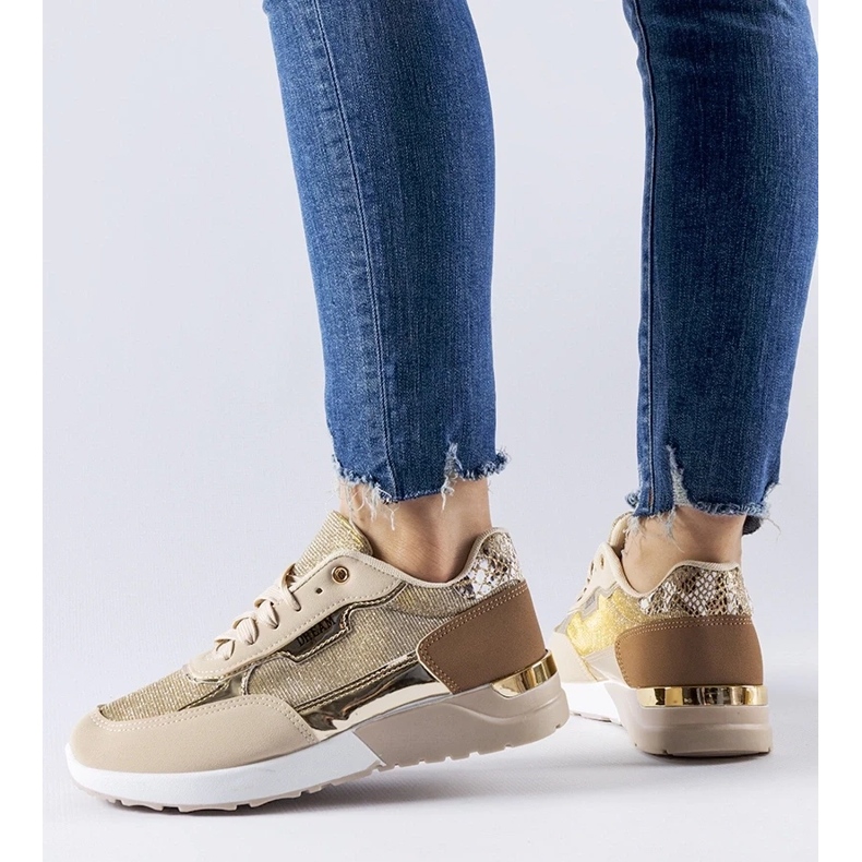 D/GMR Bež svjetlucave tenisice iz Roganzuola 2