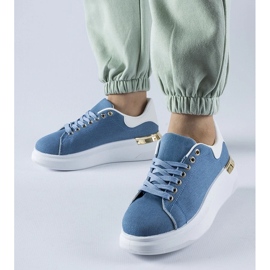 D/GMR Mornarsko plave tenisice na platformi Scuderlando plava 2