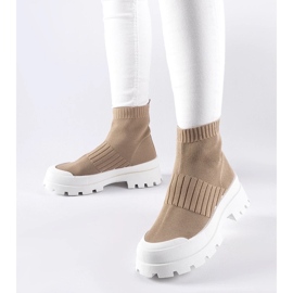 D/GMR Smeđe tenisice s fleksibilnim gornjištem Varden smeđa 2