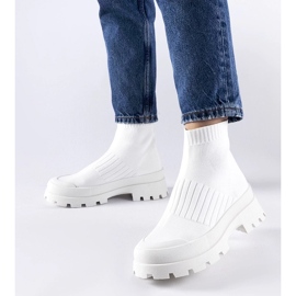 D/GMR Bijele tenisice s fleksibilnim gornjištem Varden bijela 1