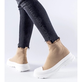 D/GMR Smeđe tenisice s elastičnim gornjištem iz Gadboisa smeđa 2