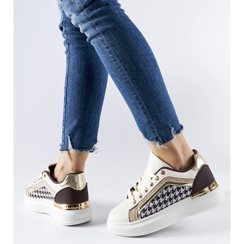 D/GMR Briercliff smeđe i bež svjetlucave tenisice smeđa 2