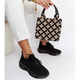 D/GMR Crne platform tenisice Goe JJ2N4080 crna 2