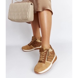 D/GMR Smeđe tenisice na wedge Knoxville smeđa 2