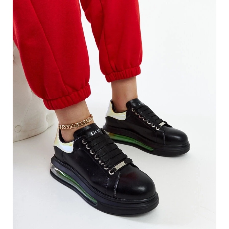 D/GMR Crne tenisice na platformi Goe NN2N4030 crna 2