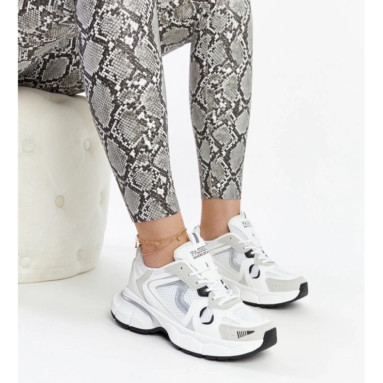 D/GMR Bijele tenisice s masivnim Jacobine potplatom bijela 2