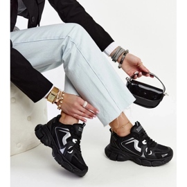 D/GMR Crne tenisice s masivnim Jacobine potplatom crna 2