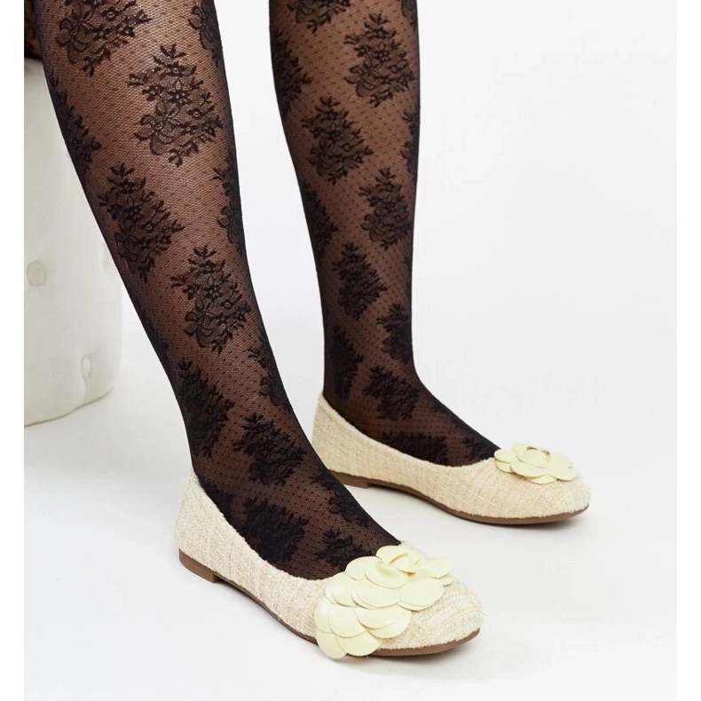 D/GMR Žute balerinke s ukrasnim Matejinim cvijetom žuta boja 1