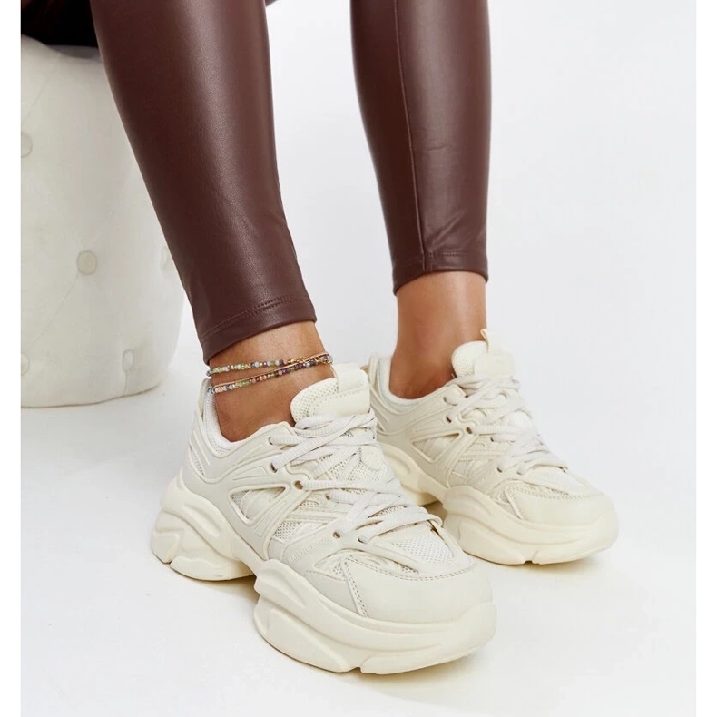 D/GMR Feaven svijetlo bež sportske tenisice 2