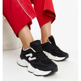 D/GMR Crne tenisice s masivnim Gergely potplatom crno 1