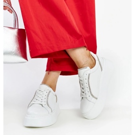 D/GMR Karino bijele kožne tenisice sa kamenčićima bijela 2