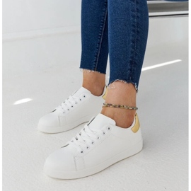 D/GMR Bijele Birikti tenisice s platformom bijela 1