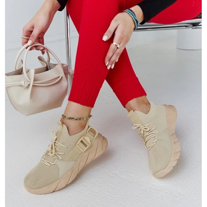 D/GMR Faruzove lagane sportske tenisice bež boje 2