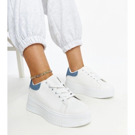 D/GMR Bijele sportske cipele Ottavia s platformom bijela 1