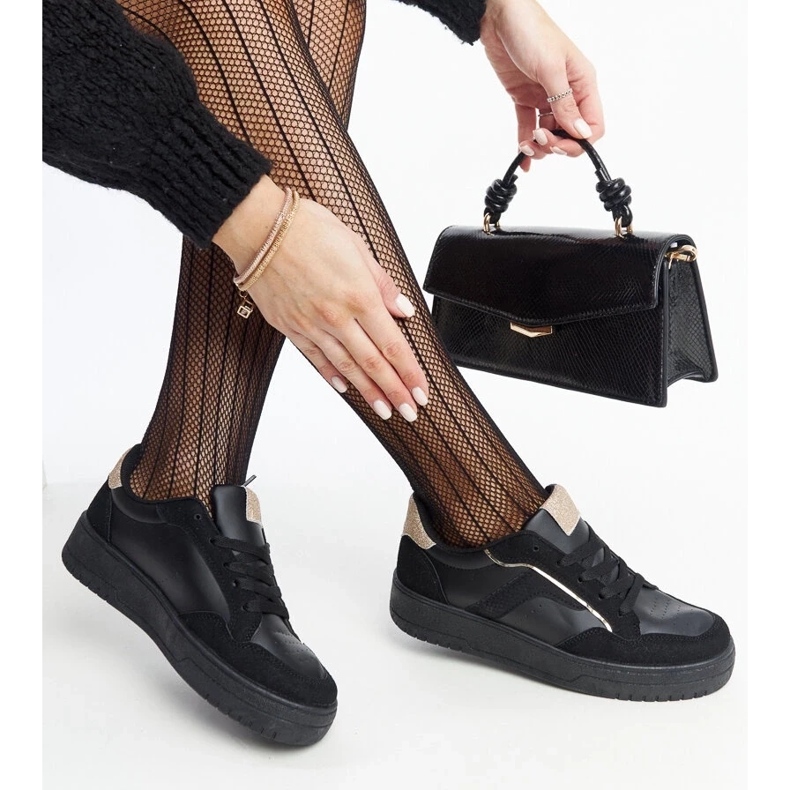 D/GMR Walda crne tenisice s platformom crno 2