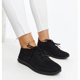 D/GMR Zahira crne tenisice od tkanine crno 1