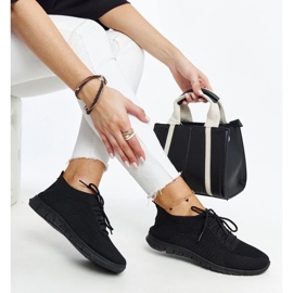 D/GMR Zahira crne tenisice od tkanine crna 2