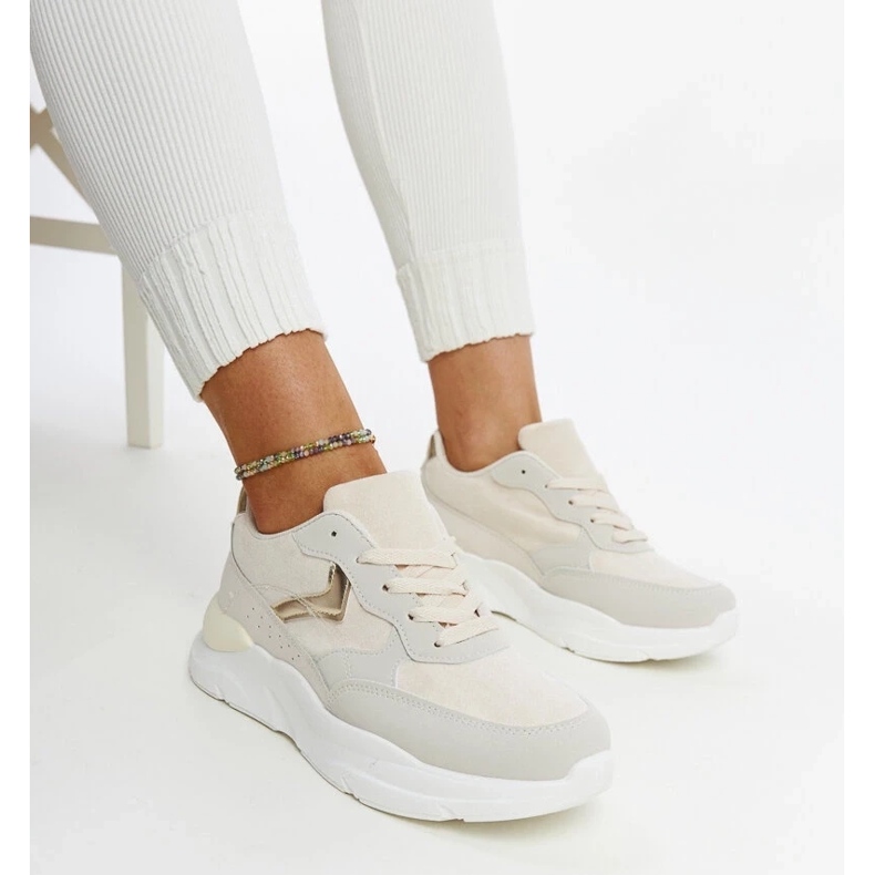 D/GMR Bež tenisice na platformi Nereida 1