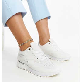 D/GMR Tasnim bijele tenisice od zmijske kože bijela 2