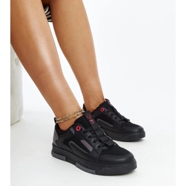 Crno-sive ženske tenisice Cross Jeans LL2R4012C 1