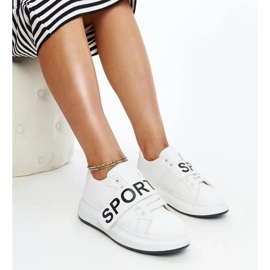 Bijele tenisice na platformi Ayna bijela 1