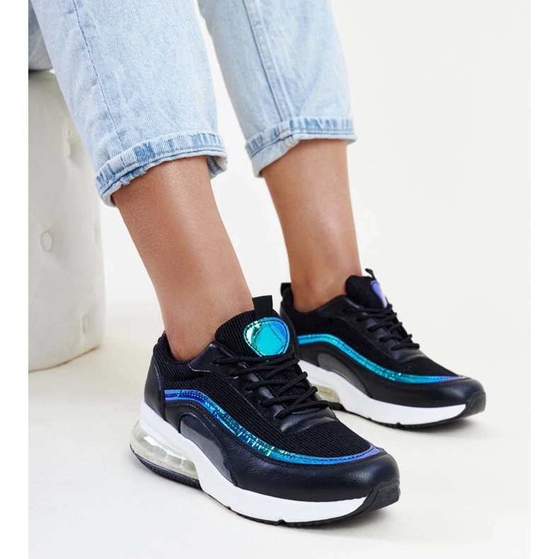 Crne tenisice s hologramom Jelek crna 1