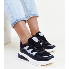 Crne tenisice s debelim Matea potplatom crna 2