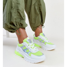 Bijelo žute tenisice s debelim Matea potplatom bijela 1