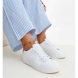 Bijelo srebrne Akila tenisice bijela 1