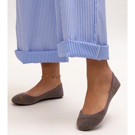 Sive klasične Dorris balerinke siva 2