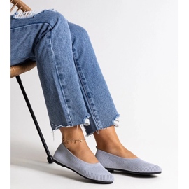 D/CEO Yafia balerinke od sive tkanine siva 2